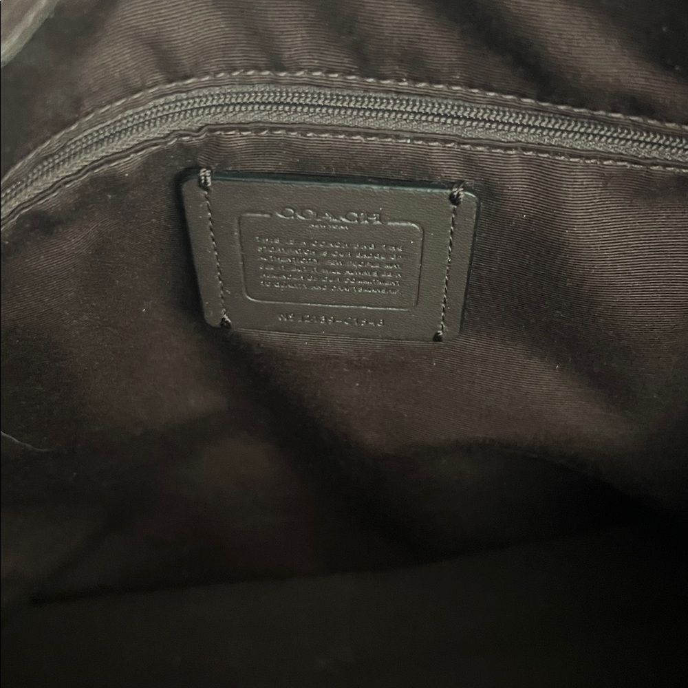 Coach EUC Dempsey 40 Brown Signature Canvas large Tote with Pink Trim. - Picture 5 of 8